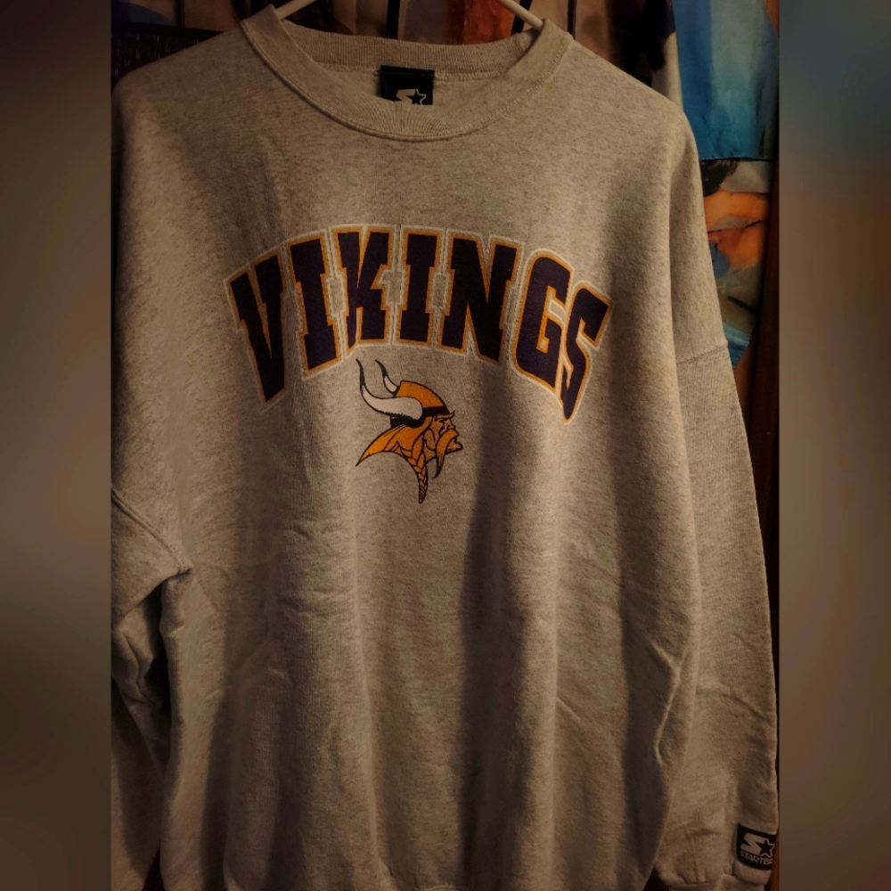 Vintage Starter Brand Minnesota Vikings crewneck sweatshirt